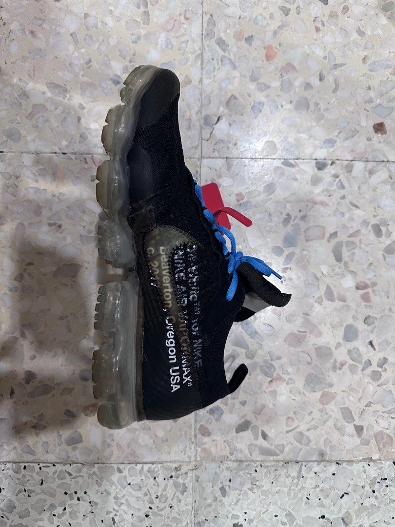Off white on sale vapormax white laces