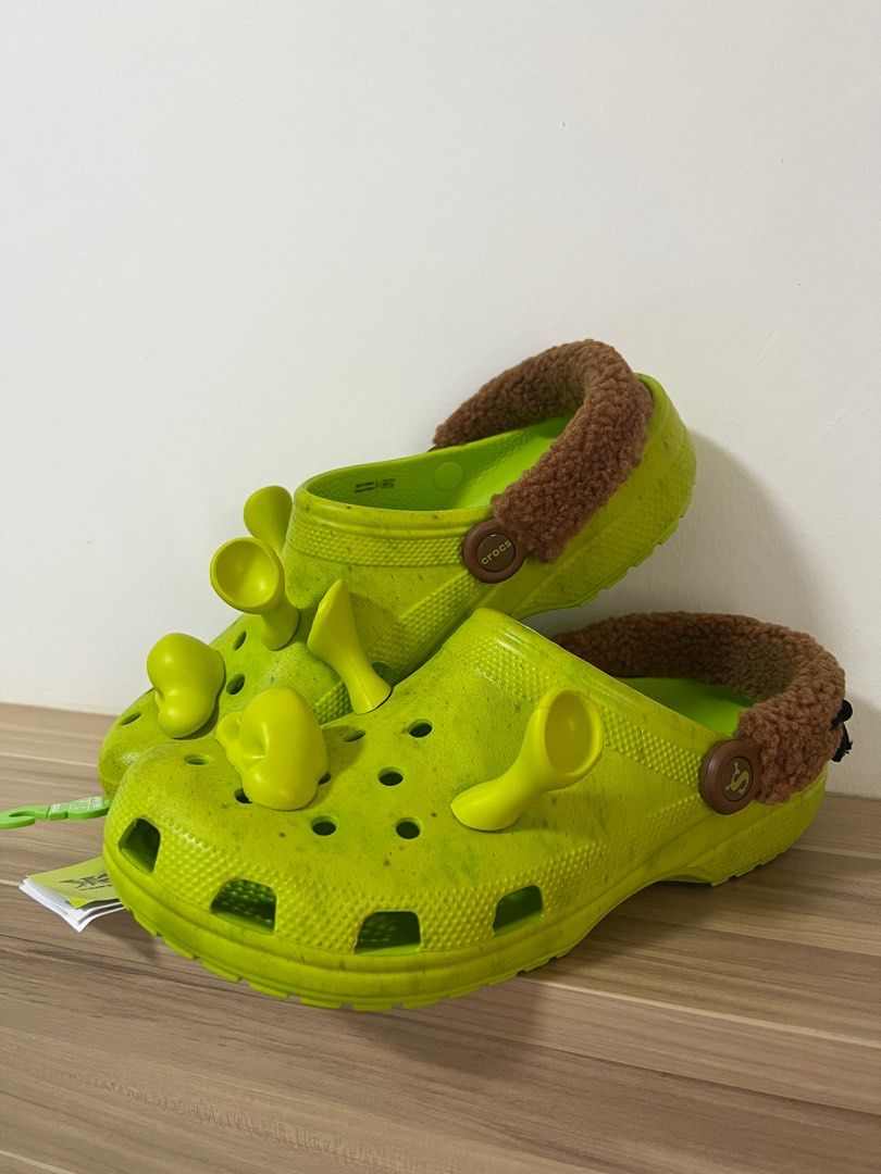 WTT Shrek Crocs, Men's Fashion, Footwear, Casual shoes on Carousell
