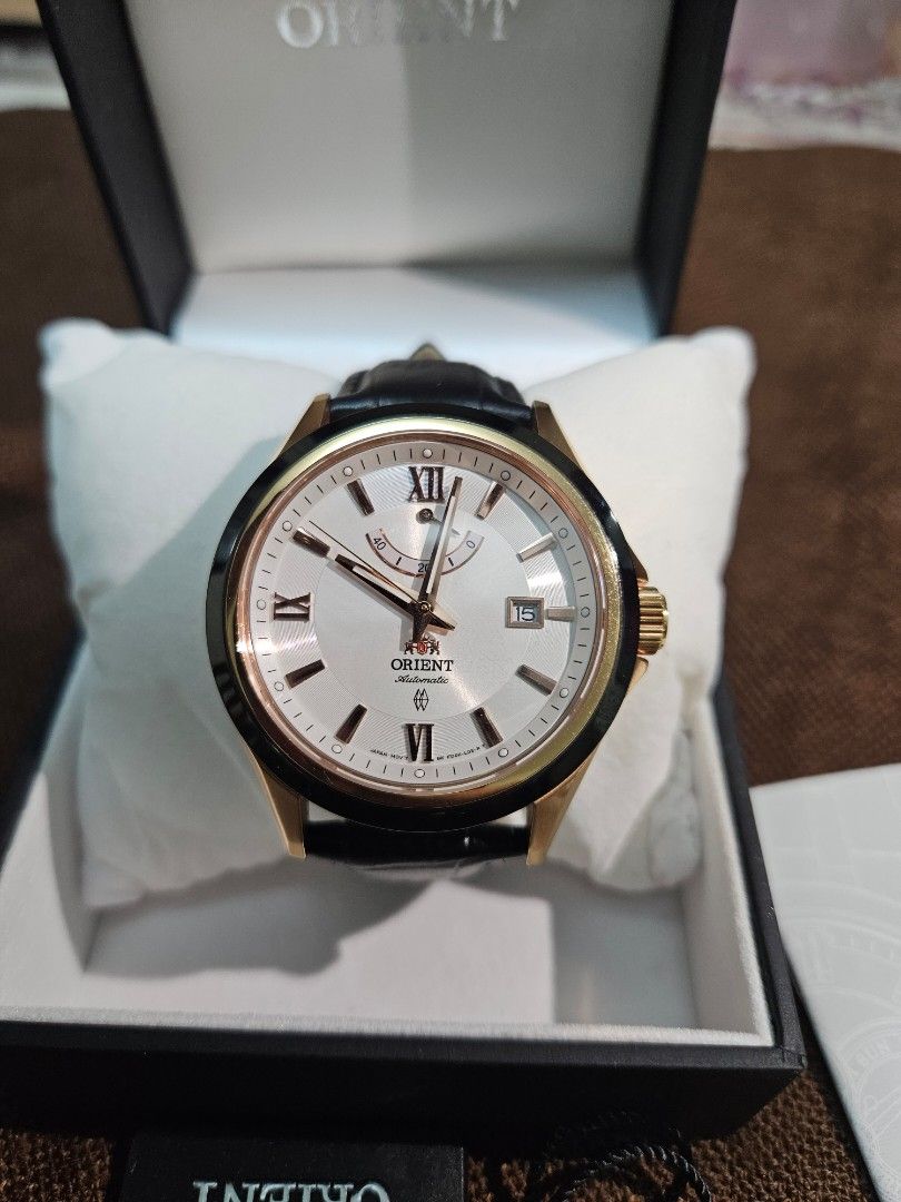 Orient bambino best sale sapphire crystal