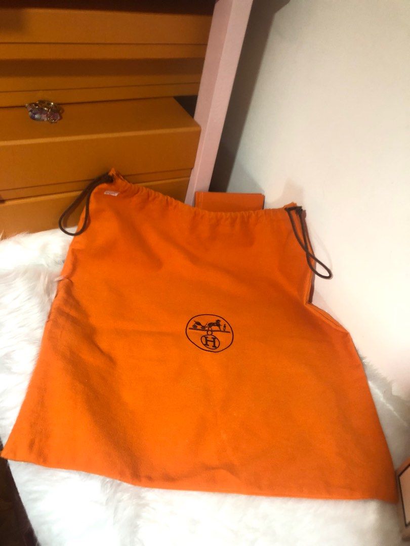 Housse De Protection Hermès 45x43cm - Dustbag Officiel Pour Sac Ou Accessoire