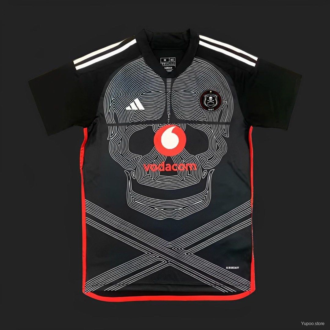 Orlando Pirates Home Jersey Shirt 23/24, Sports Equipment, Sports & Games,  Racket & Ball Sports on Carousell