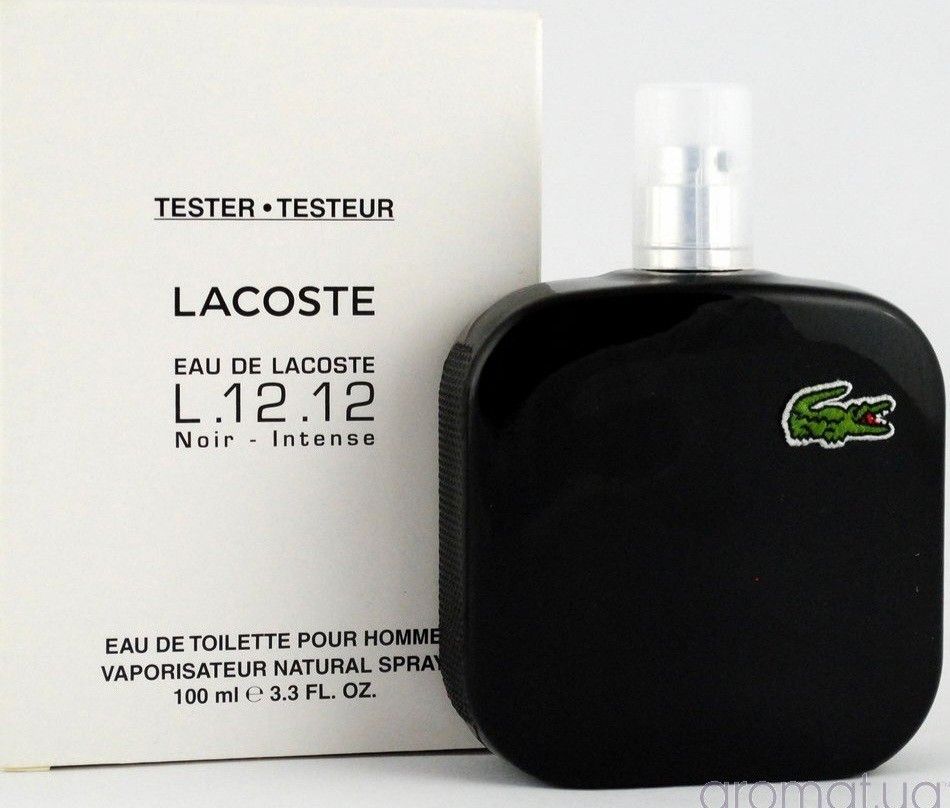 Perfume Tester Lacoste L.12.12 Noir intense Perfume New Beauty