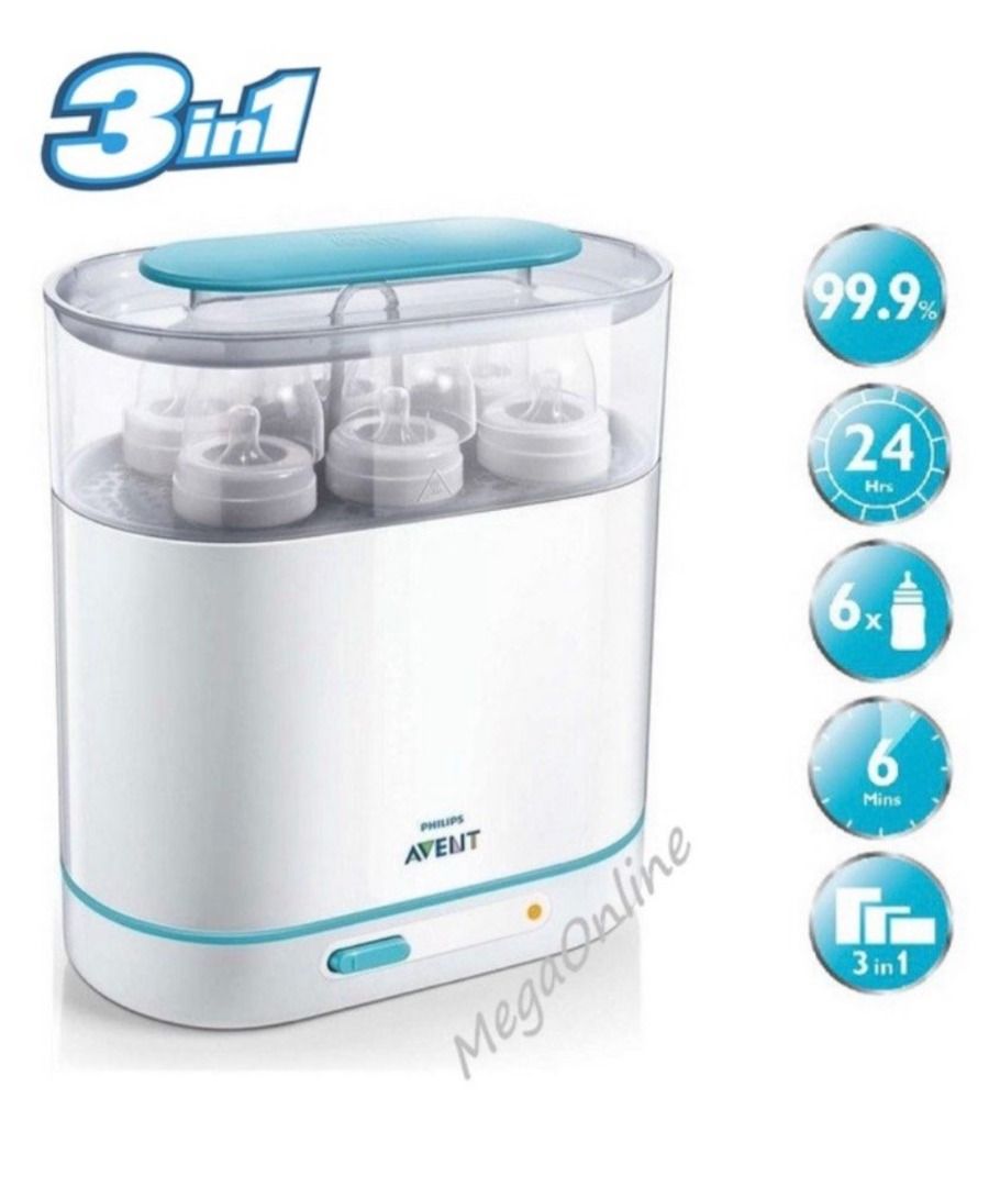 Philips Avent SCF284/05 3-in-1 Electric Steam Sterilizer