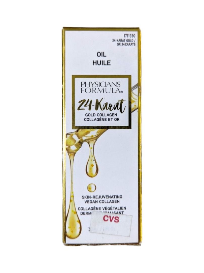 Physicians Formula 24Karat Gold Collagen Oil 30mL, Beauty & Personal