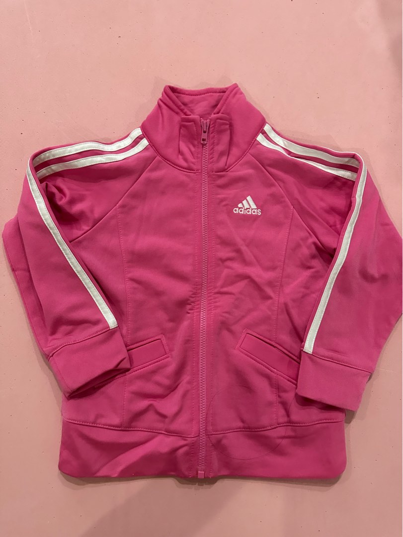 Bright pink 2025 adidas jacket