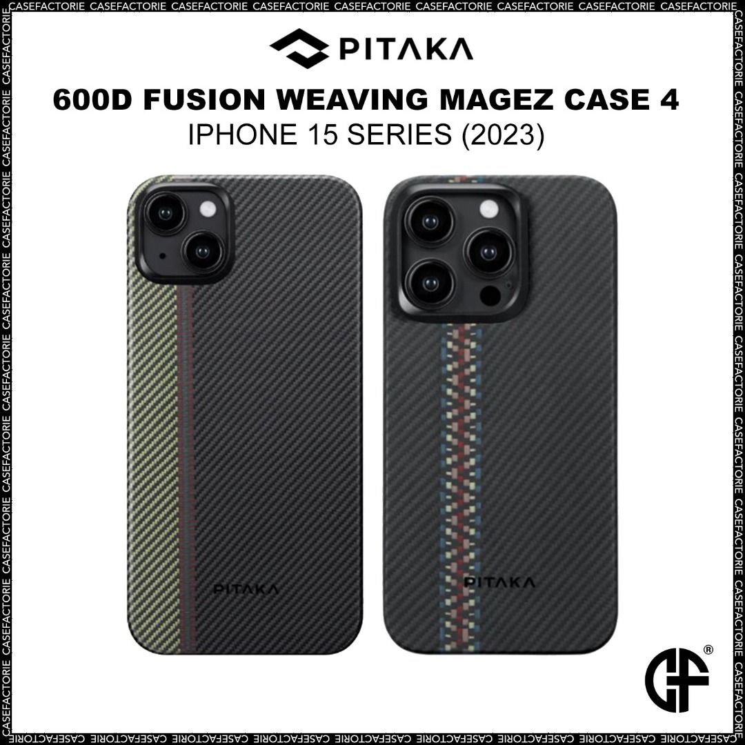 Pitaka Fusion Weaving MagEZ 4 600D Rhapsody iPhone 15 Pro - Phone