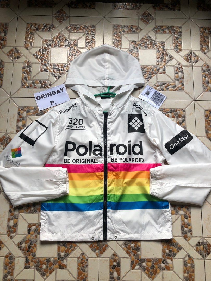 Polaroid jacket white hot sale