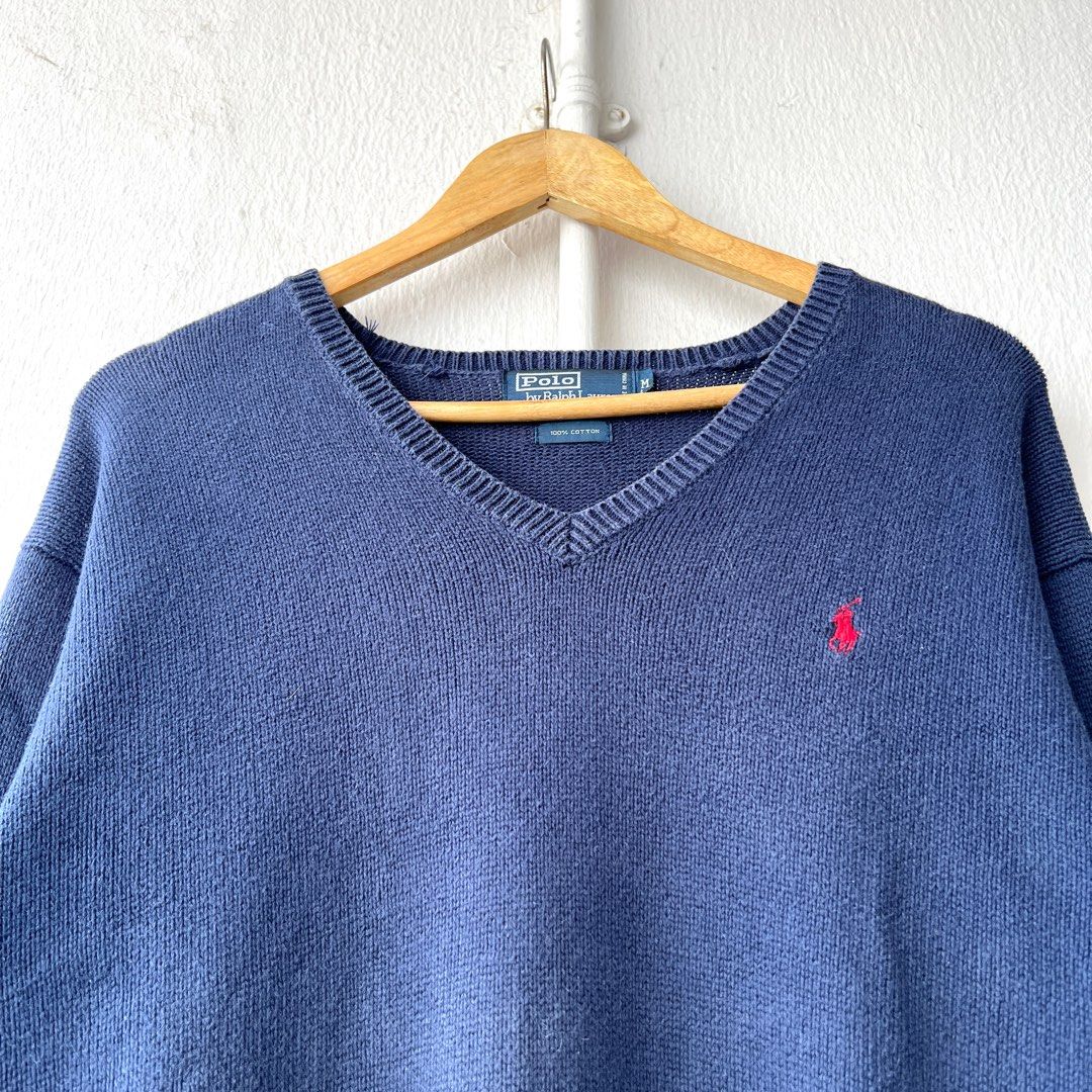 Ralph lauren navy best sale sweater