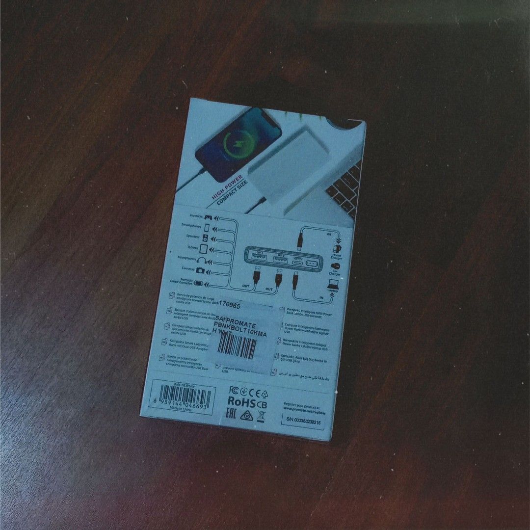 Power Bank with Dual USB Output (10000 mAh) (Category: Batteries & Power Banks) located in Makati City. Submitted by k05678 (Listing ID 1255554921, Image 2). Description: .