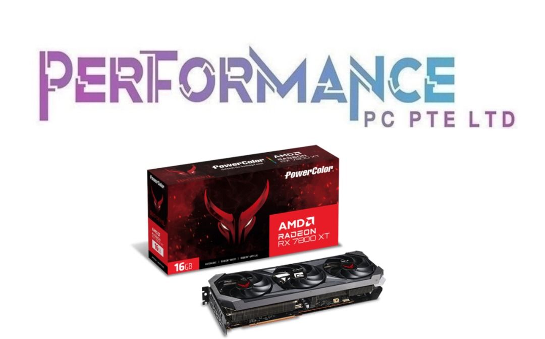Powercolour Red Devil AMD Radeon RX 7800 XT RX7800XT RX7800 XT 16GB ...