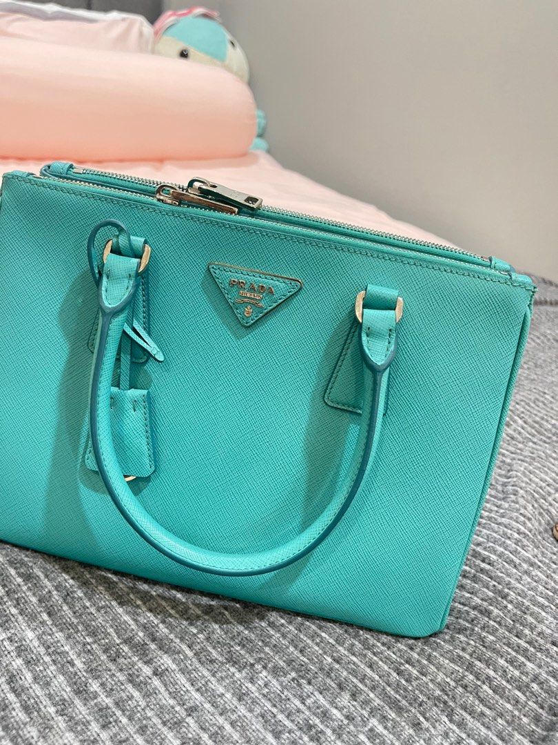 Turquoise store prada bag