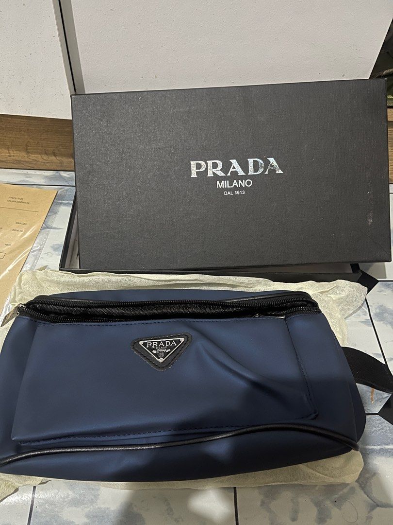 PRADA MILANO Dal 1913 Men s Fashion Bags Belt bags Clutches and Pouches on Carousell