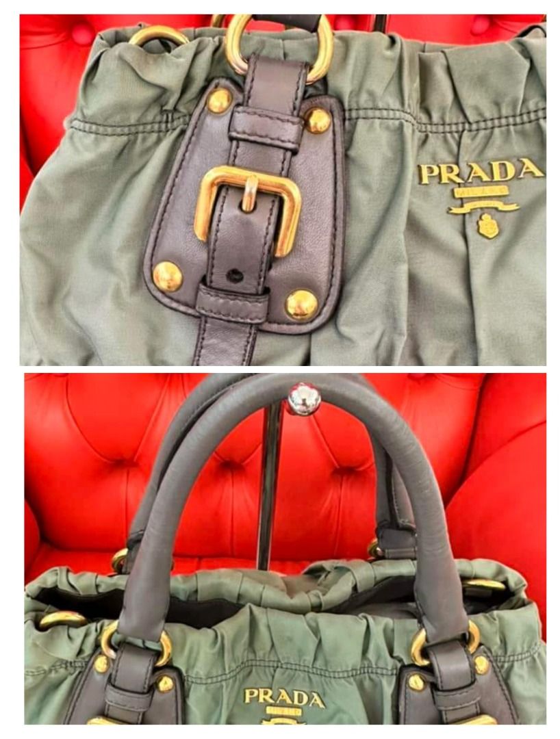 Prada Tessuto Gaufre Handbag (SHG-GB2NlG) – LuxeDH