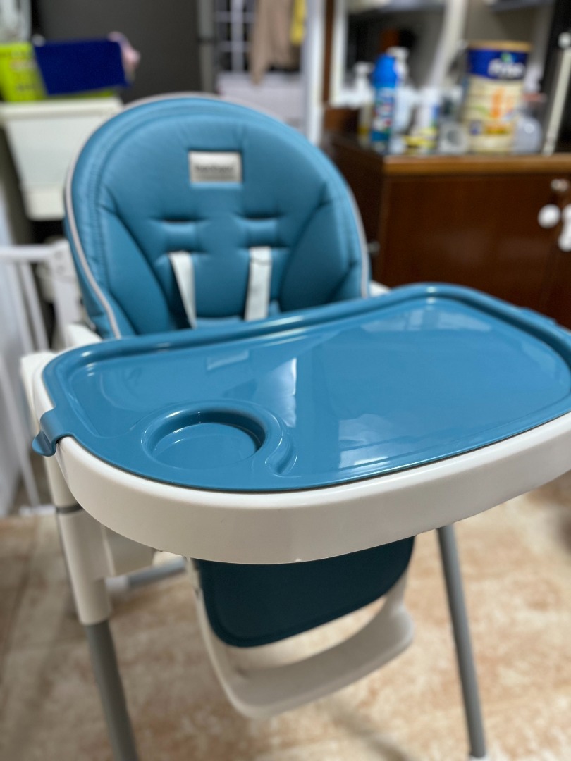 Premium High Chair Infantino Bonbijou Regan High Chair Peacock