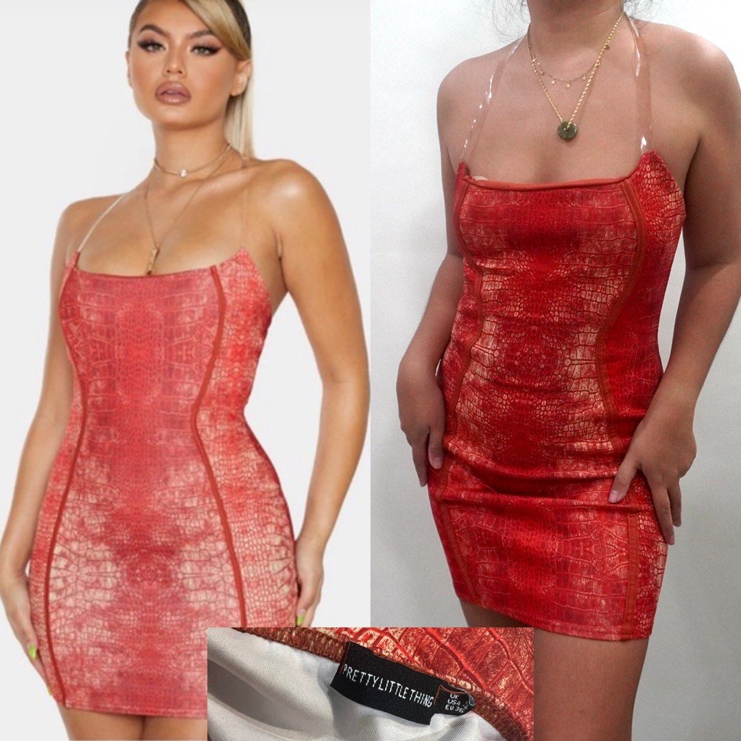 PrettyLittleThing Sexy Bodycon Dress Women s Fashion Dresses Sets Dresses on Carousell