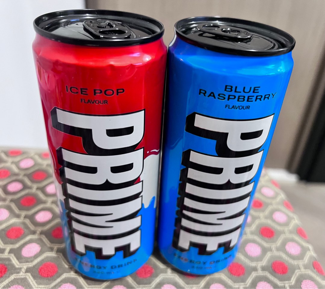 Prime Energy Drink (blue raspberry or ice pop flavour), 嘢食 & 嘢飲, 其他食物及