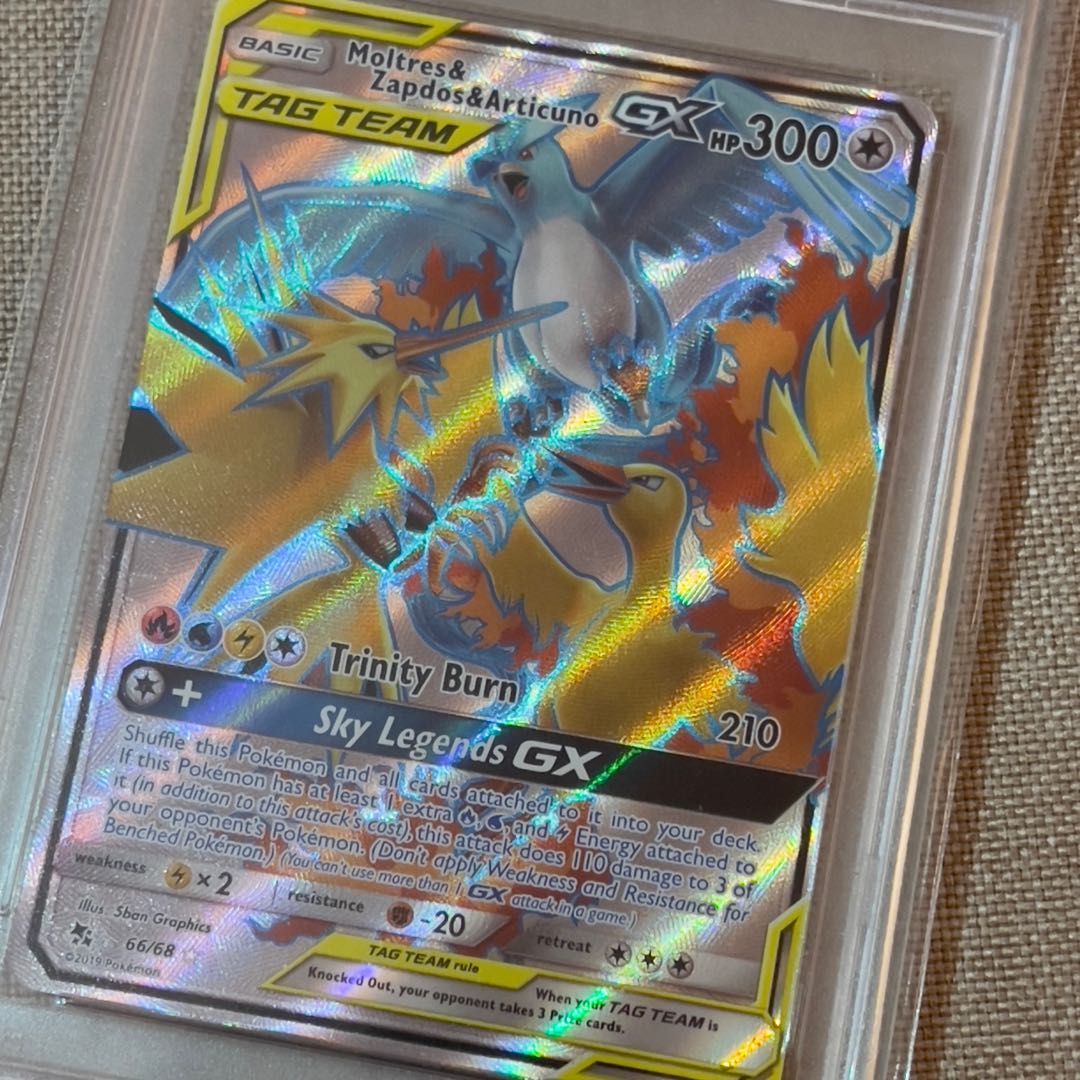 PSA10 三神鳥火焰鳥&閃電鳥&急凍鳥Moltres & Zapdos & Articuno