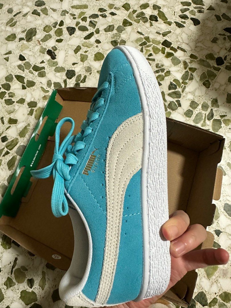 Puma suede turquoise hot sale