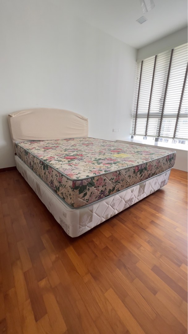 Queen Size Mattress and Bed Frame, Furniture & Home Living, Furniture