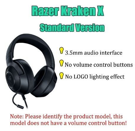 Razer kraken x lite volume control deals