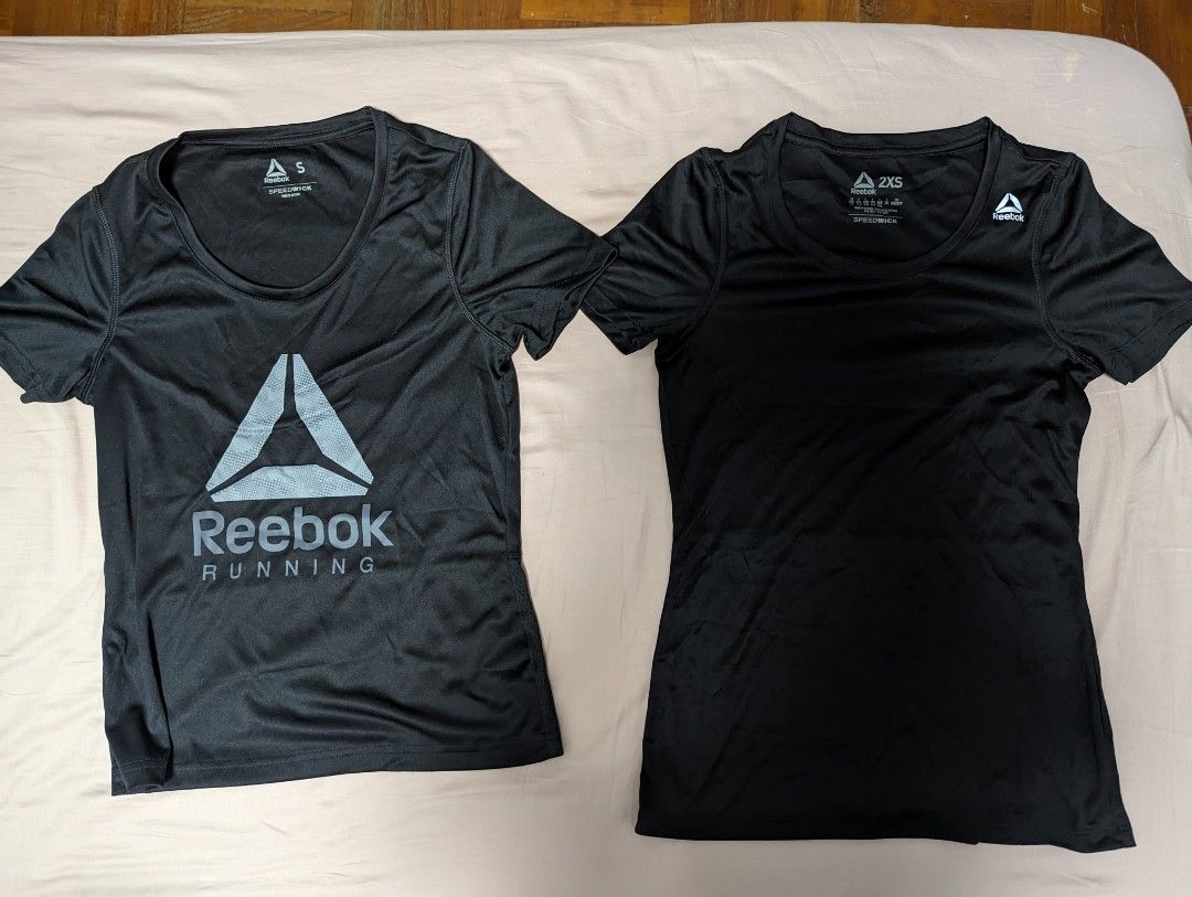 Reebok sports tee Women s Fashion Activewear on Carousell