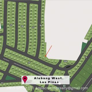 Residential LOT for Sale in Alabang West, Las Piñas City