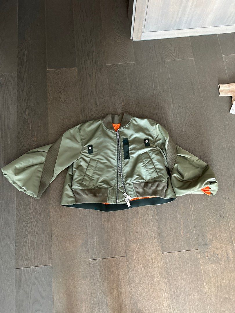 Sacai 2023 boomber jacket size 1 06670, 女裝, 外套及戶外衣服
