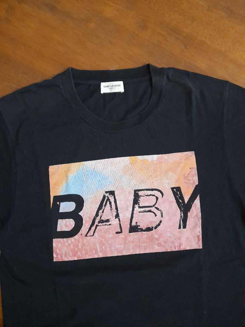 Saint laurent baby t shirt discount