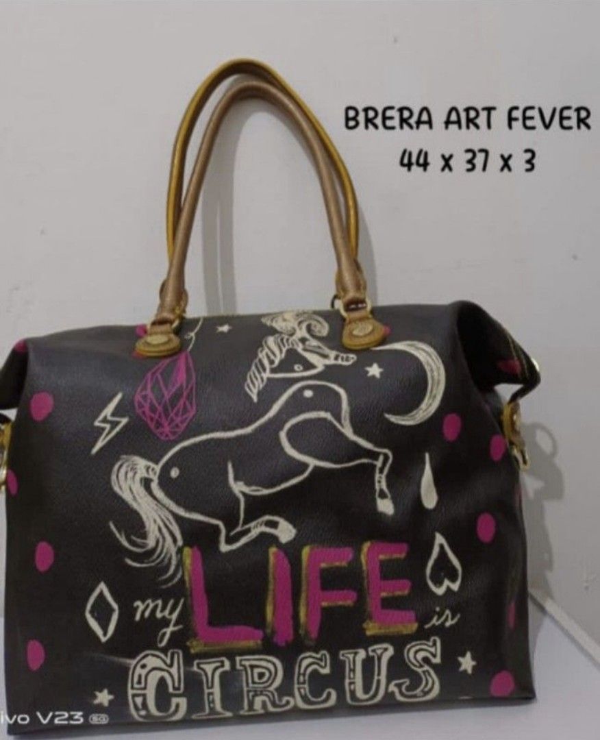 Art Fever Brera Italy Bag, Fesyen Wanita, Tas & Dompet di Carousell