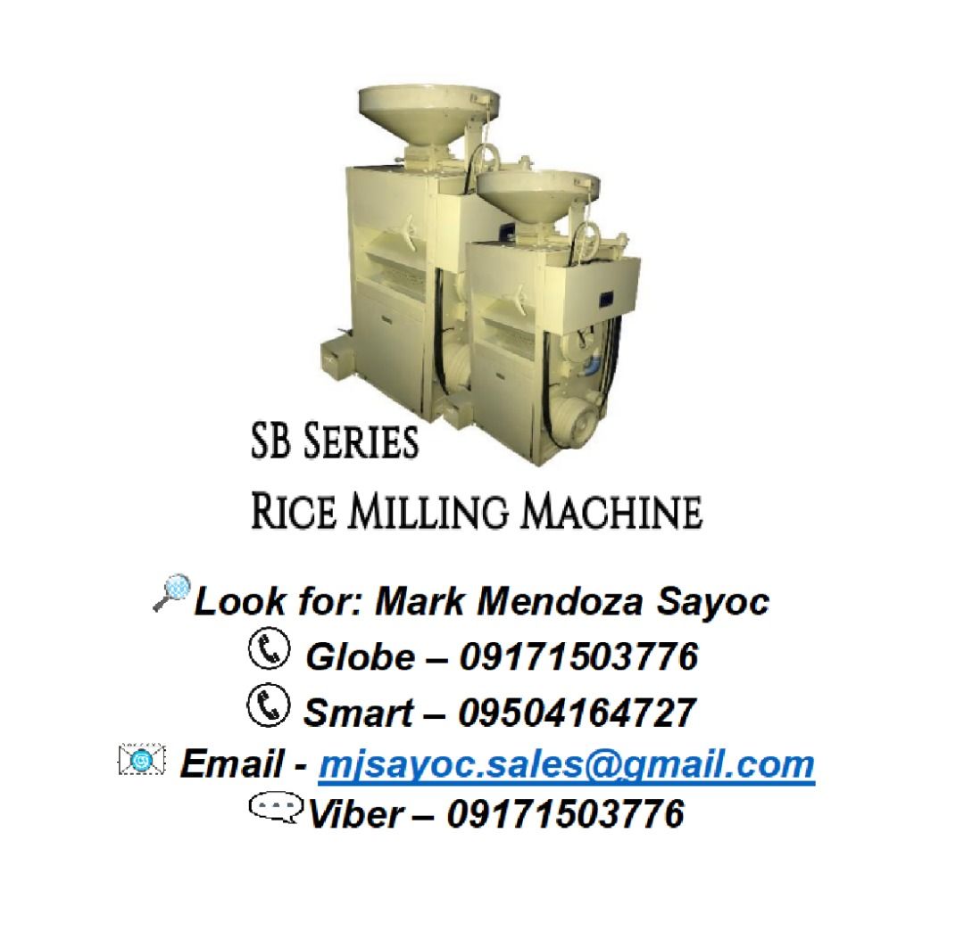 SB Series Rice Milling Machine, Commercial & Industrial, Construction ...