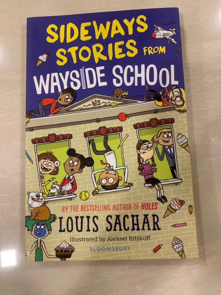 Sideways Stories From Wayside School Imported English Paperback Storybooks  Children's Extracurricular Reading HolesLouis Sachar - AliExpress