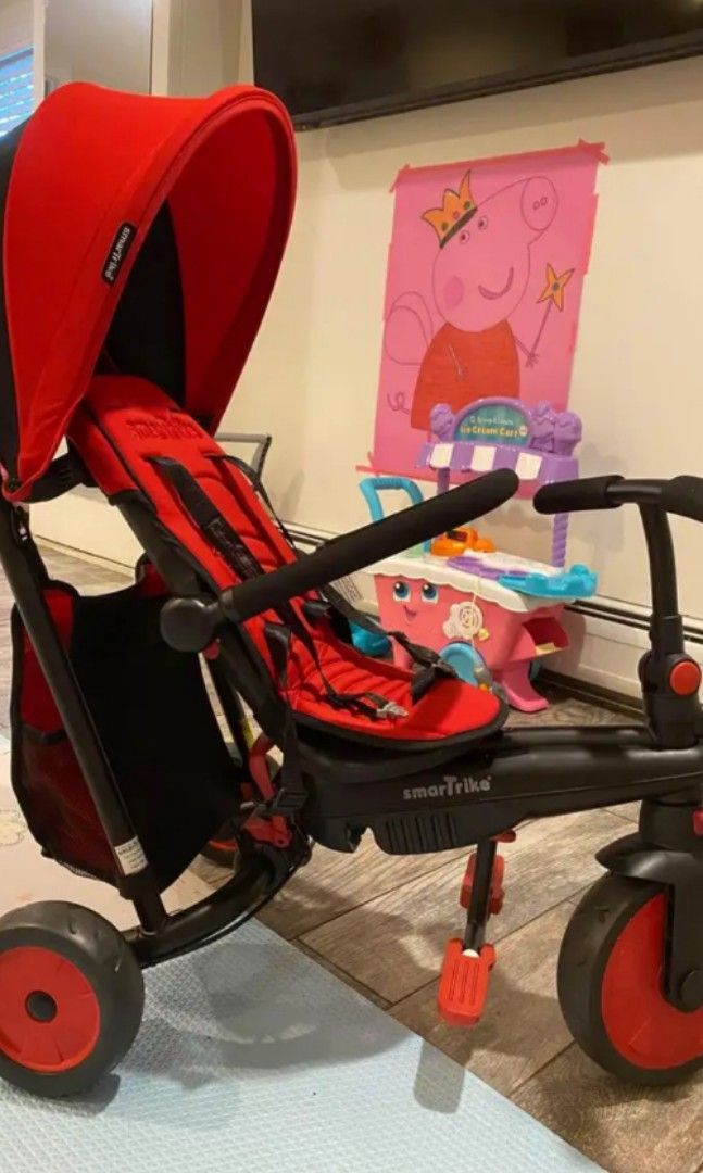 Smartrike STr3 (Category: Strollers) located in Pasig City. Submitted by unicornsanddinosaurs (Listing ID 1255476868, Image 2). Description: preloved in good condition minor rips s ilalim ng bag nia s likod no pedals and carry bag included Gcash / cash on pick up For areas serviceable by Grab Lalamove or Angkas only Location UGONG PASIG CITY.