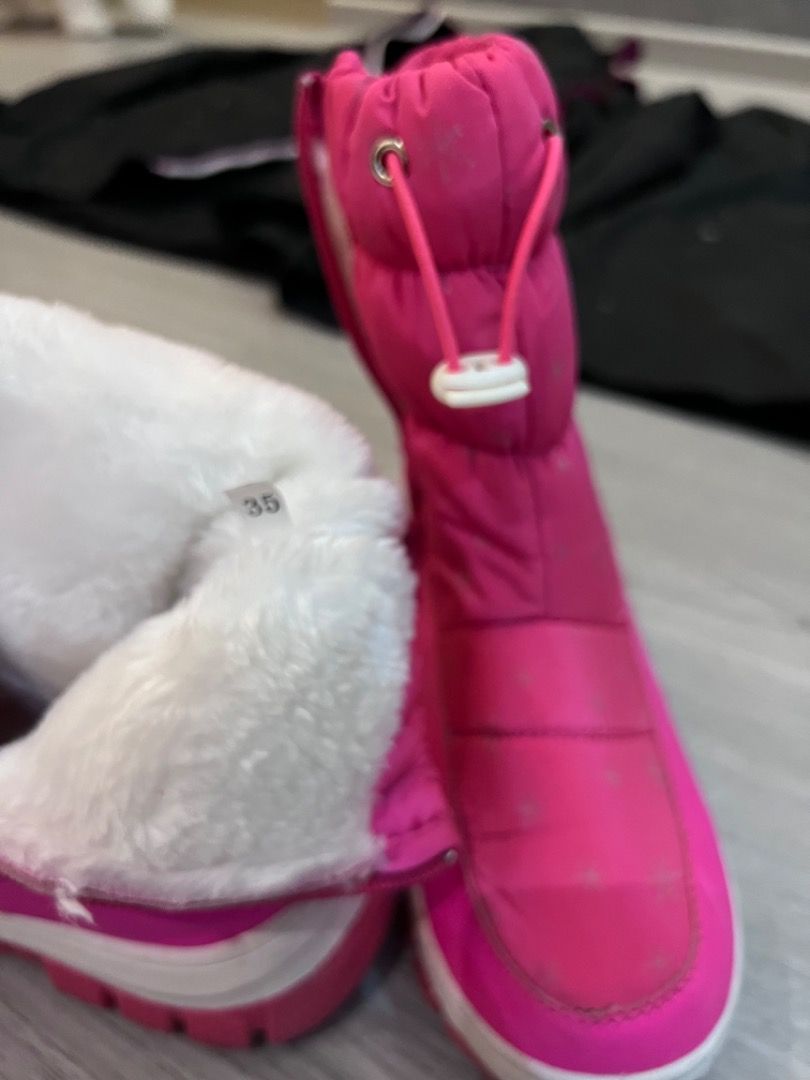 Children Snow ski boots for Girls trekking winter skiing snowboard