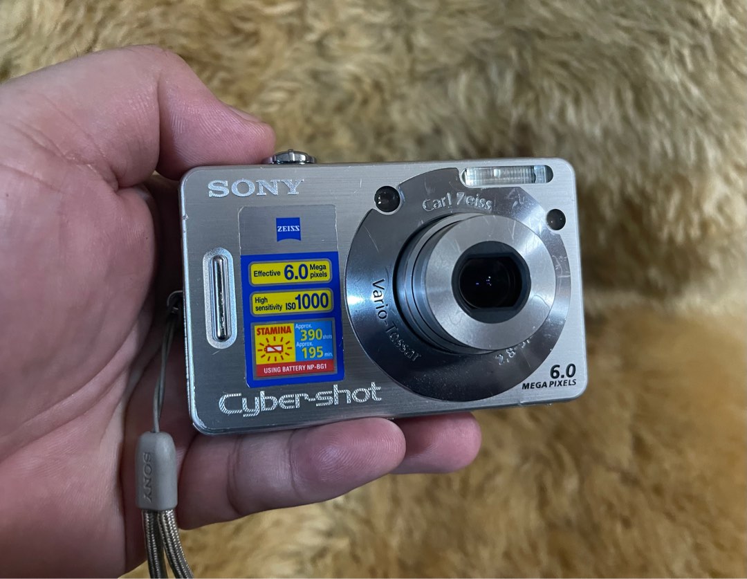 Sony CyberShot DSCW50 Digital Camera, Photography, Cameras on Carousell
