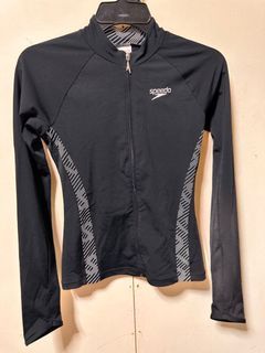 Speedo black rash guard