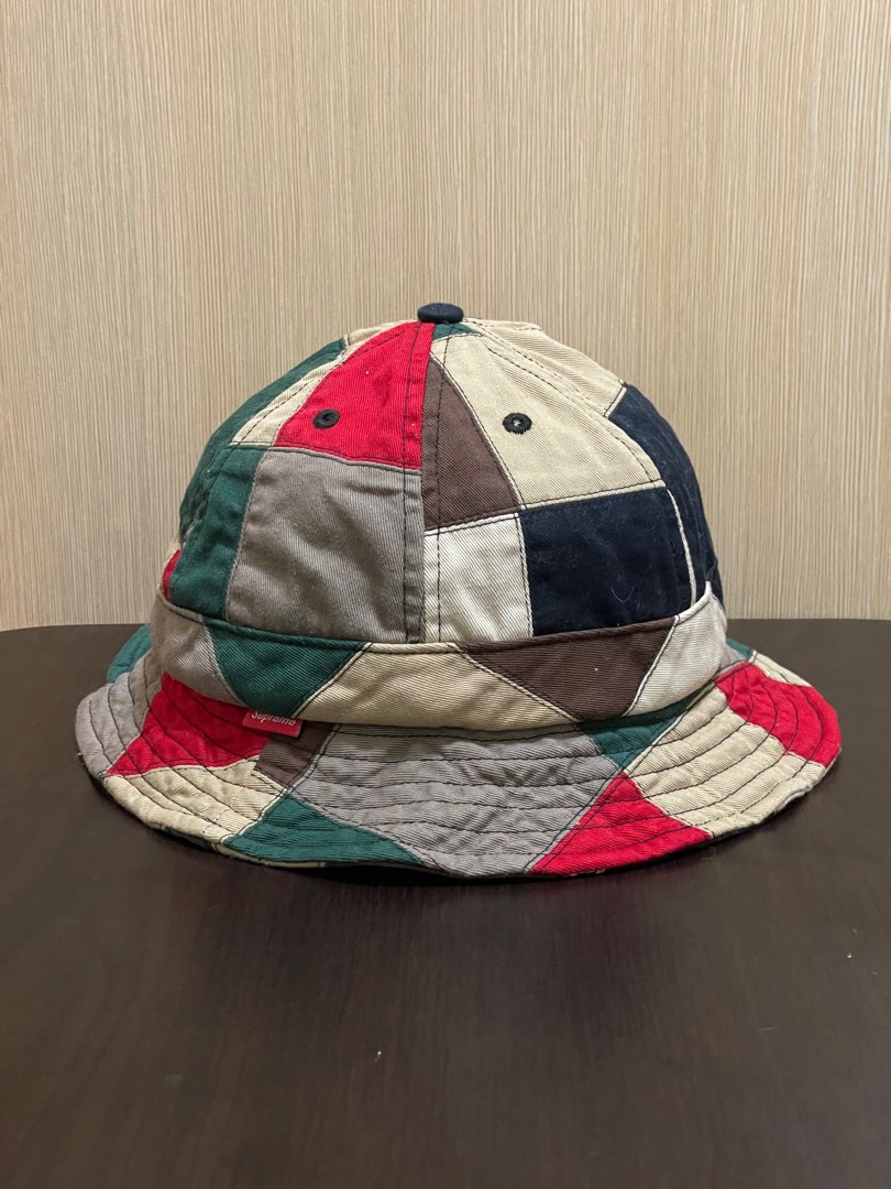 SS19 Supreme Patchwork Bell Hat/帽, 男裝, 手錶及配件, 棒球帽、帽