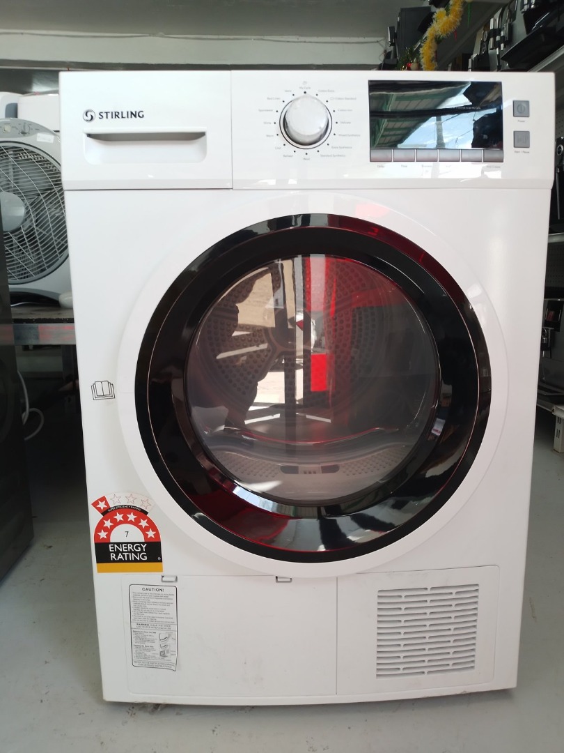 Stirling Heat Pump Clothes Dryer 8kg, TV & Home Appliances, Washing