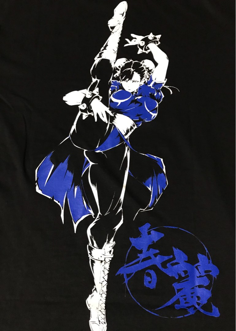 Harajuku Style Street Fighter Japan Game T Shirt Kawaii Chun Li