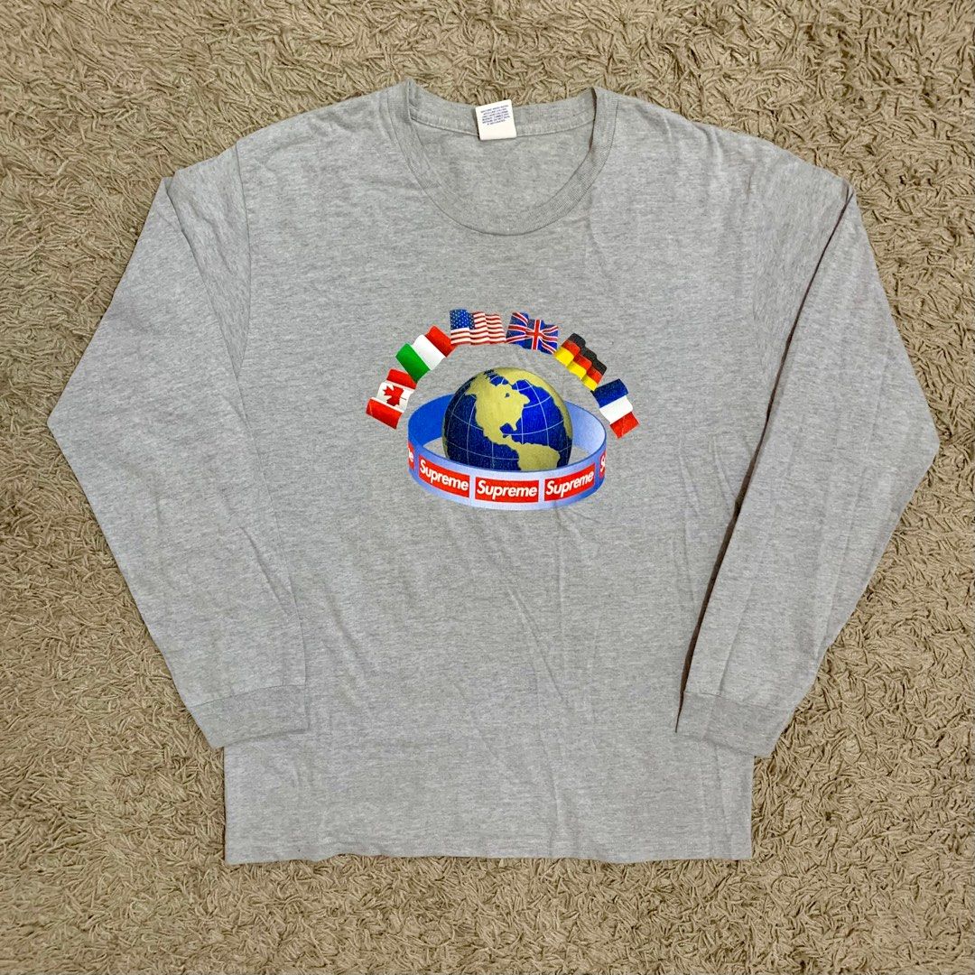 Supreme worldwide deals long sleeve