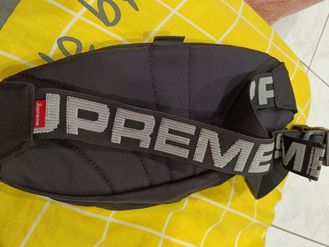 FAKE supreme SS18 waist bag fanny pack, how to authenticate, LEGIT CHECK