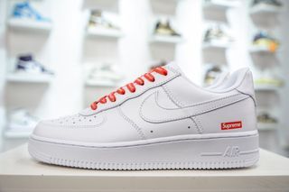 Supreme x Nike Air Force 1 Low 'Box Logo ‑ White' - CU9225-100 - Novelship