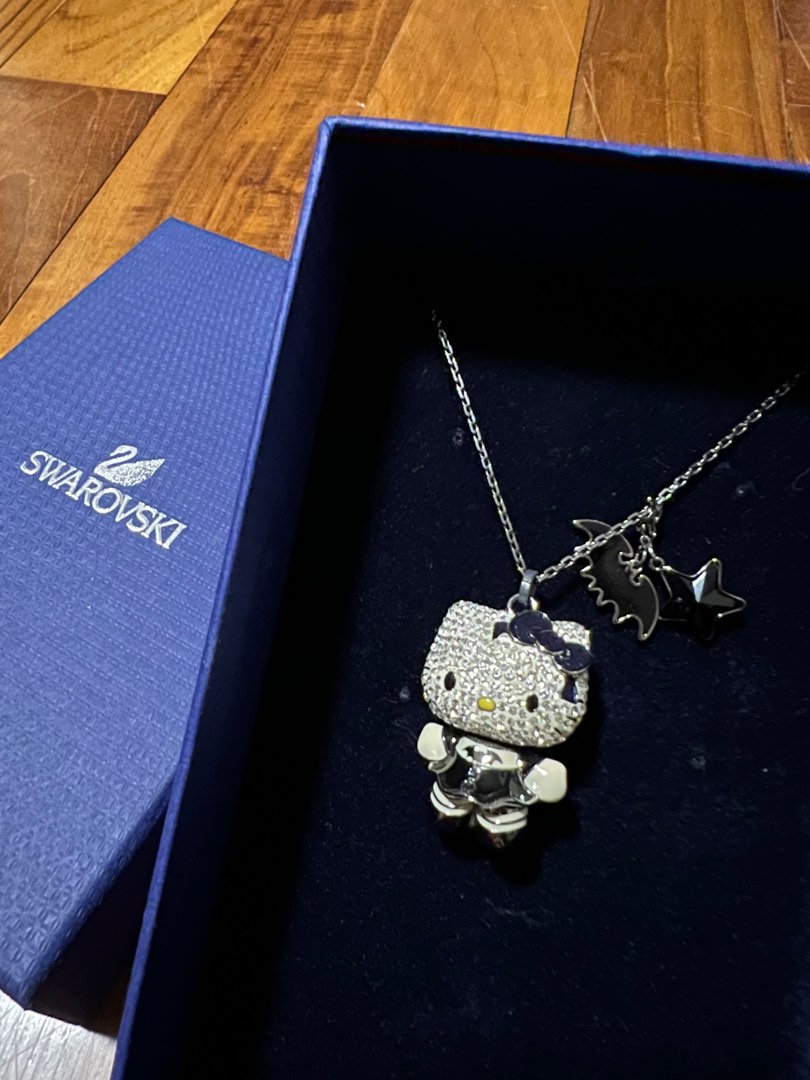 Sanrio Hello Kitty Swarovski necklace Taiwan limited (genuine product) Used  | eBay