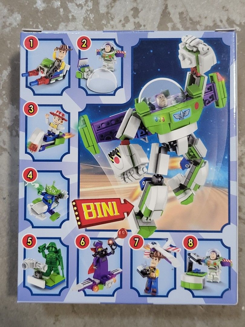 Sy6699 toy story combiner brick toy building blocks not lego set of 8 boxes