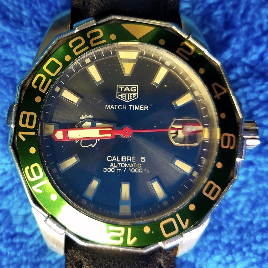 Tag heuer match timer top