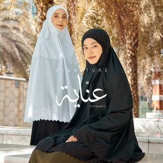 Telekung Mini Hitam Siti Khadijah Innayah