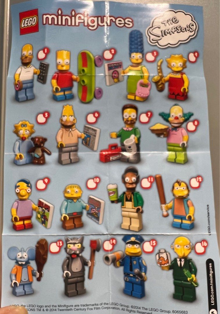 The Simpson Lego mini figures Hobbies Toys Memorabilia