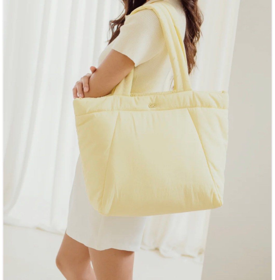 We are giving away our Cosy Puffy Tote Bag in Daffodil to one