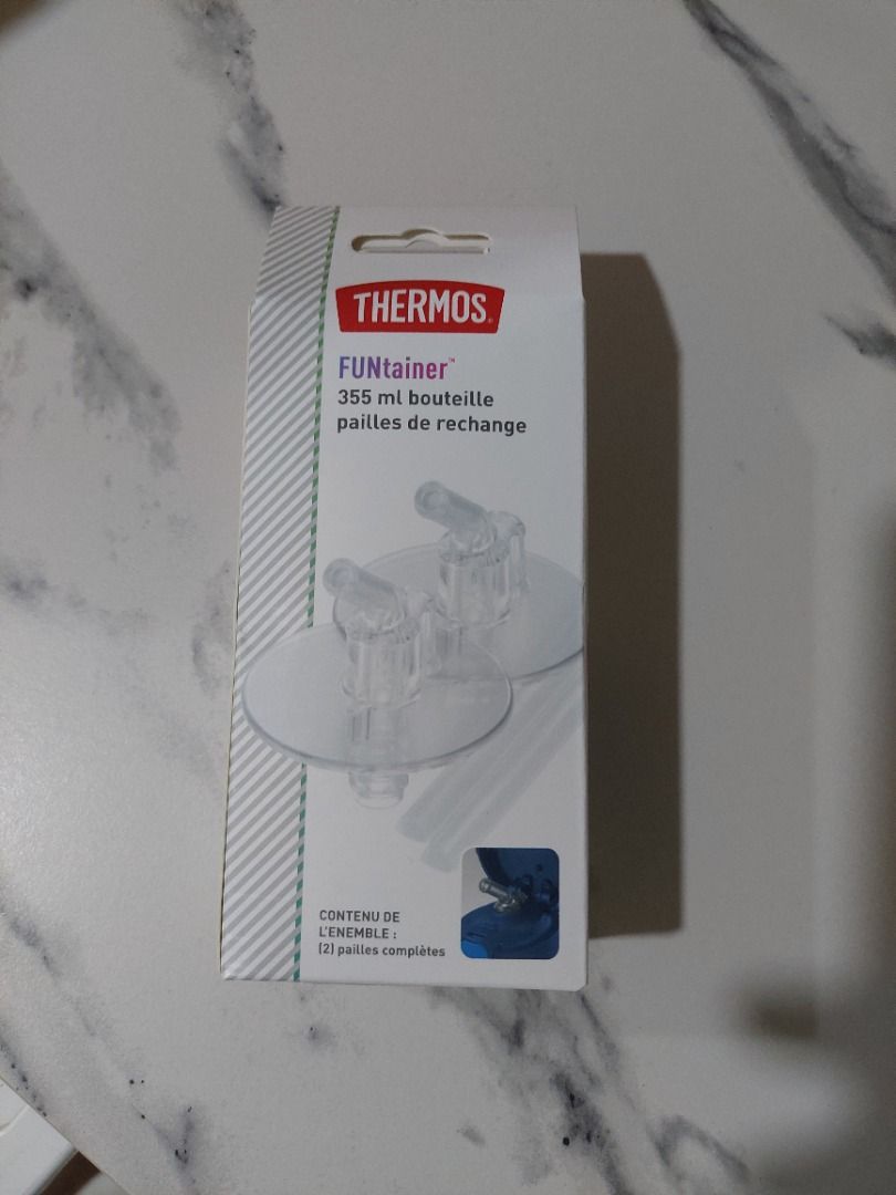 Thermos FUNtainer 12 oz bottle replacement straws, Babies & Kids