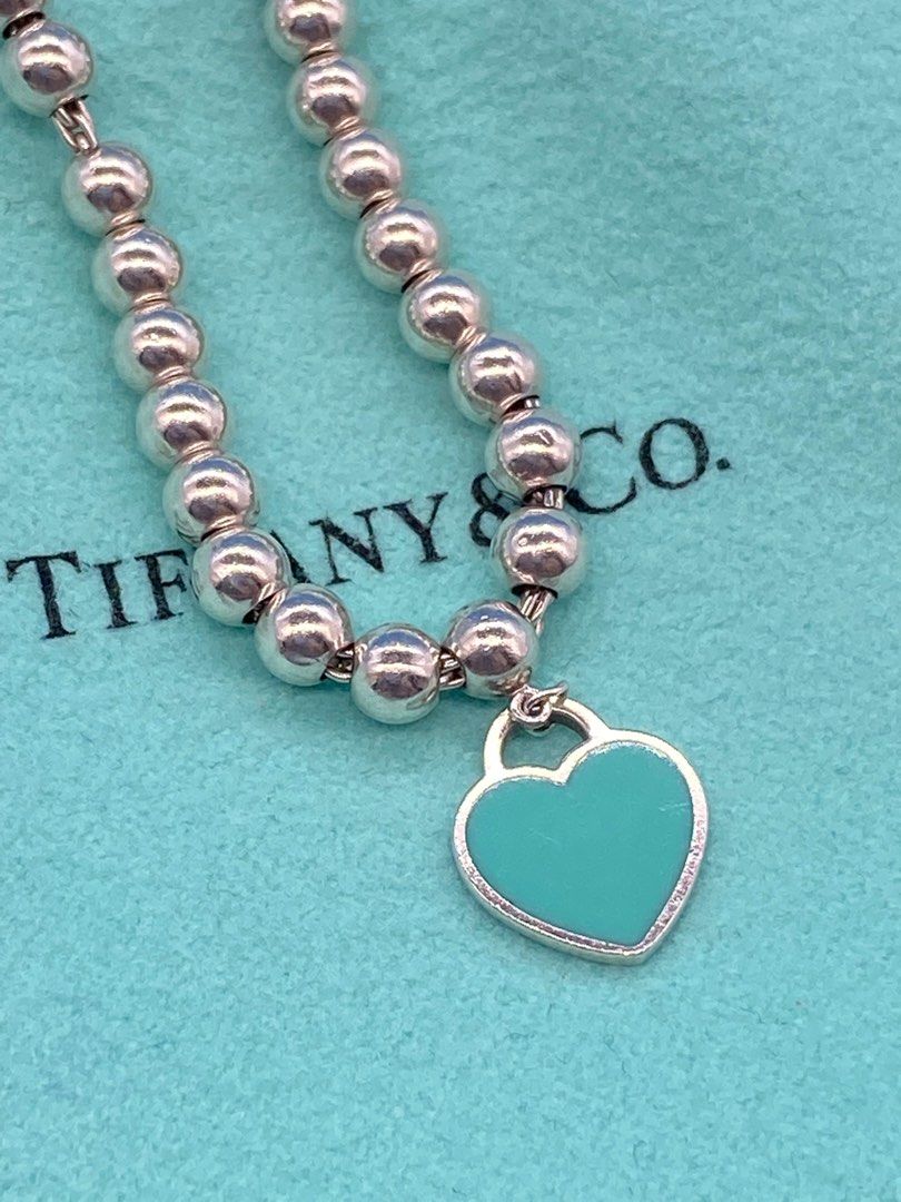 Tiffany green heart bracelet sales