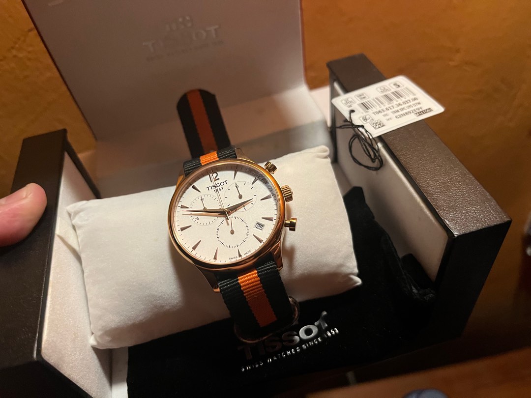Tissot tradition rose gold pvd men's quartz discount classic chronograph